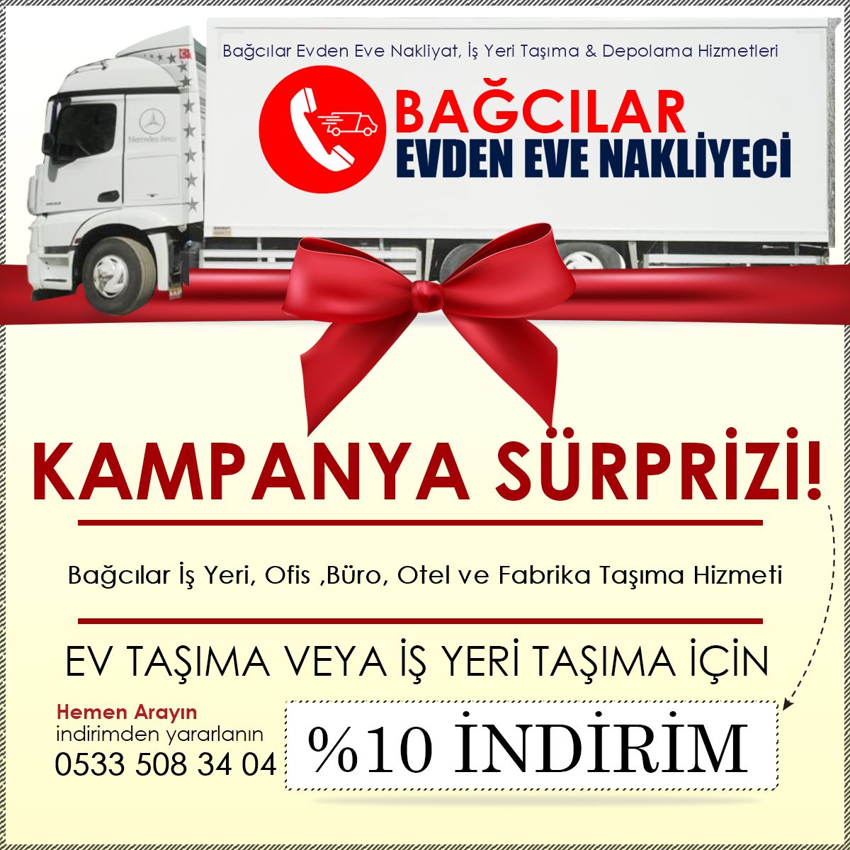 Bağcılar İş Yeri, Ofis ,Büro, Otel ve Fabrika Taşıma Hizmeti