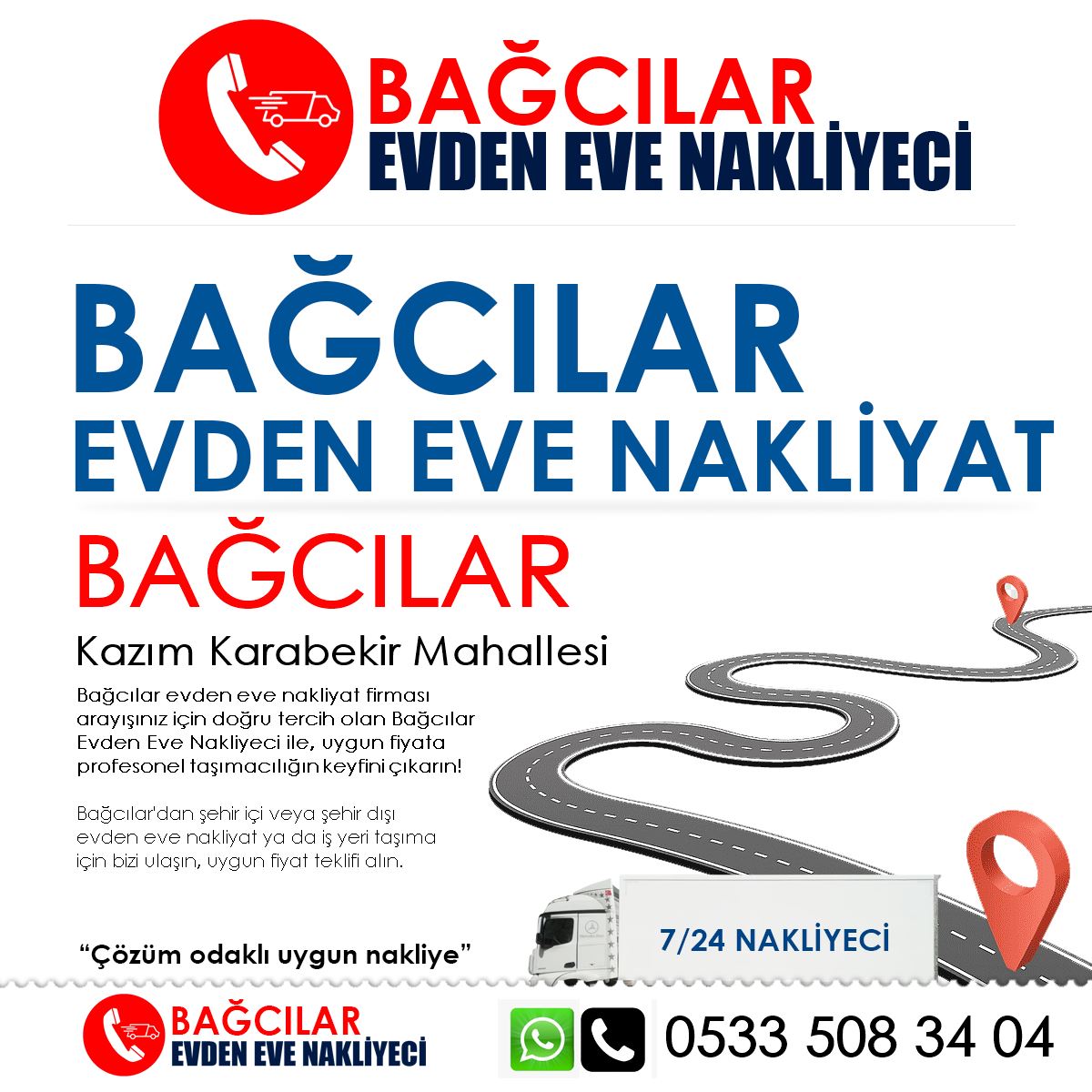 Kazım Karabekir EVden Eve Nakliyat ve İş Yeri Taşıma